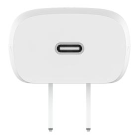 USB-C Wall Charger 20W + USB-C Cable with Lightning Connector, White, hi-res